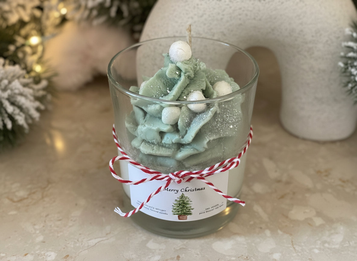 Merry Christmas - Frosted Tree