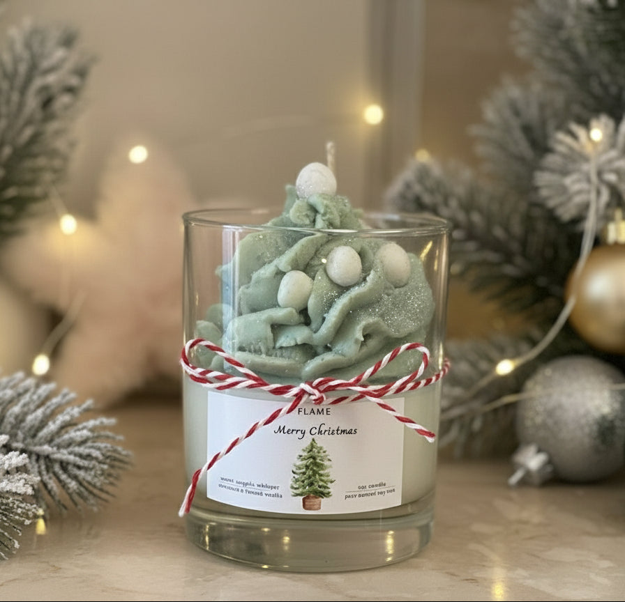 Merry Christmas - Frosted Tree